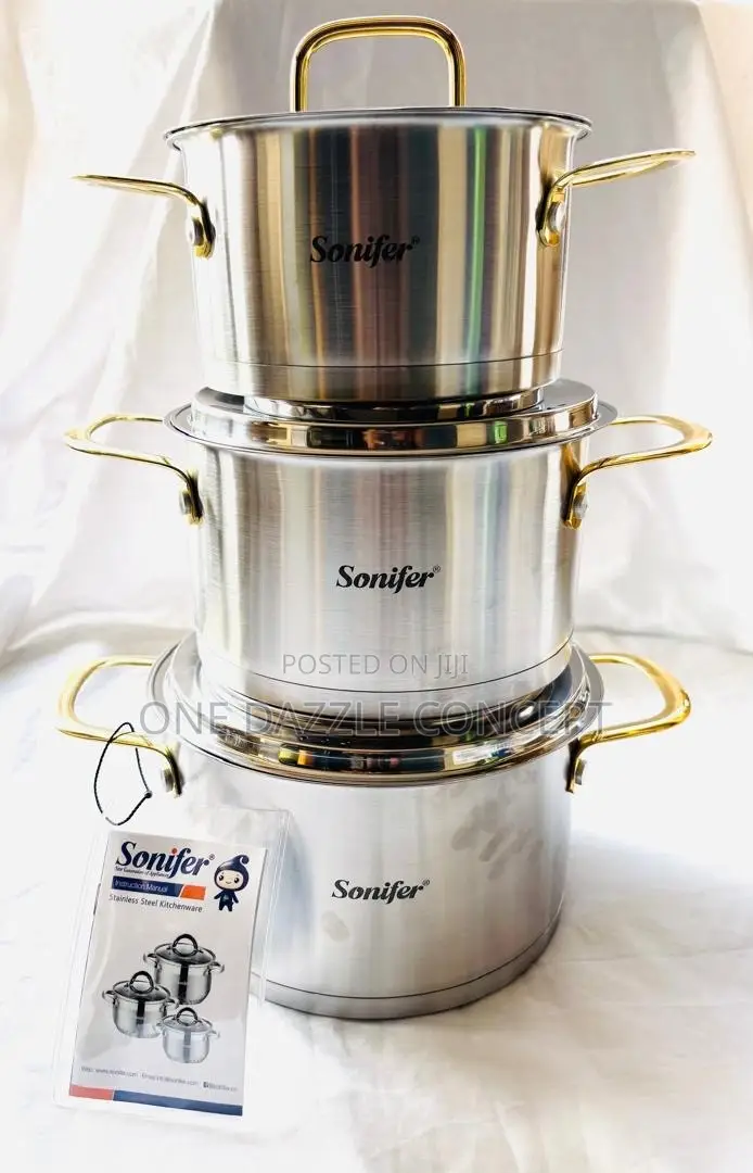 6pcs Sonifer Stainless Cookware
