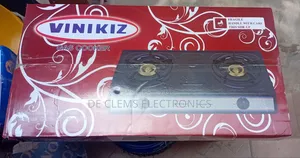 Vinikiz 2 Burner Stainless (Black) Table Top Cooker