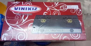Vinikiz 2 Burner Stainless (Black) Table Top Cooker