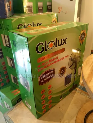 Glolux 20 Inches Rechargeable Standing Fan