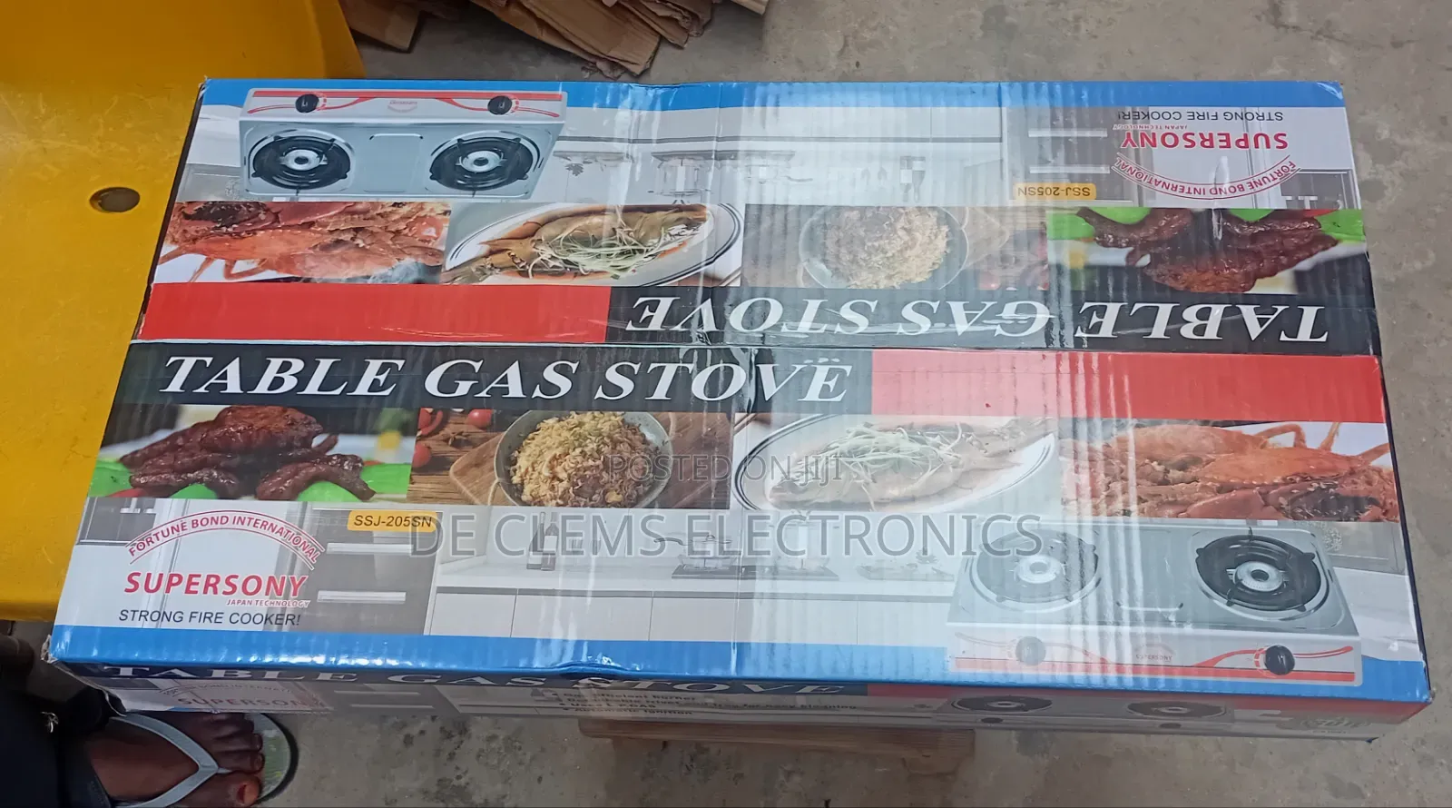 SuperSony 2burner Stainless Table Top Cooker