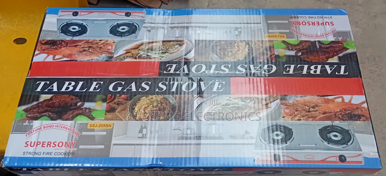 SuperSony 2burner Stainless Table Top Cooker
