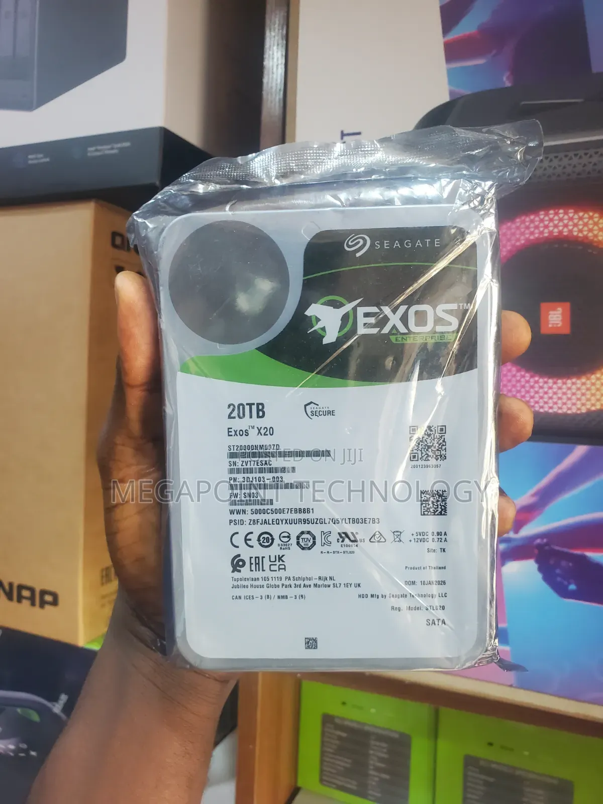 Seagate Exos X20 20TB Enterprise HDD