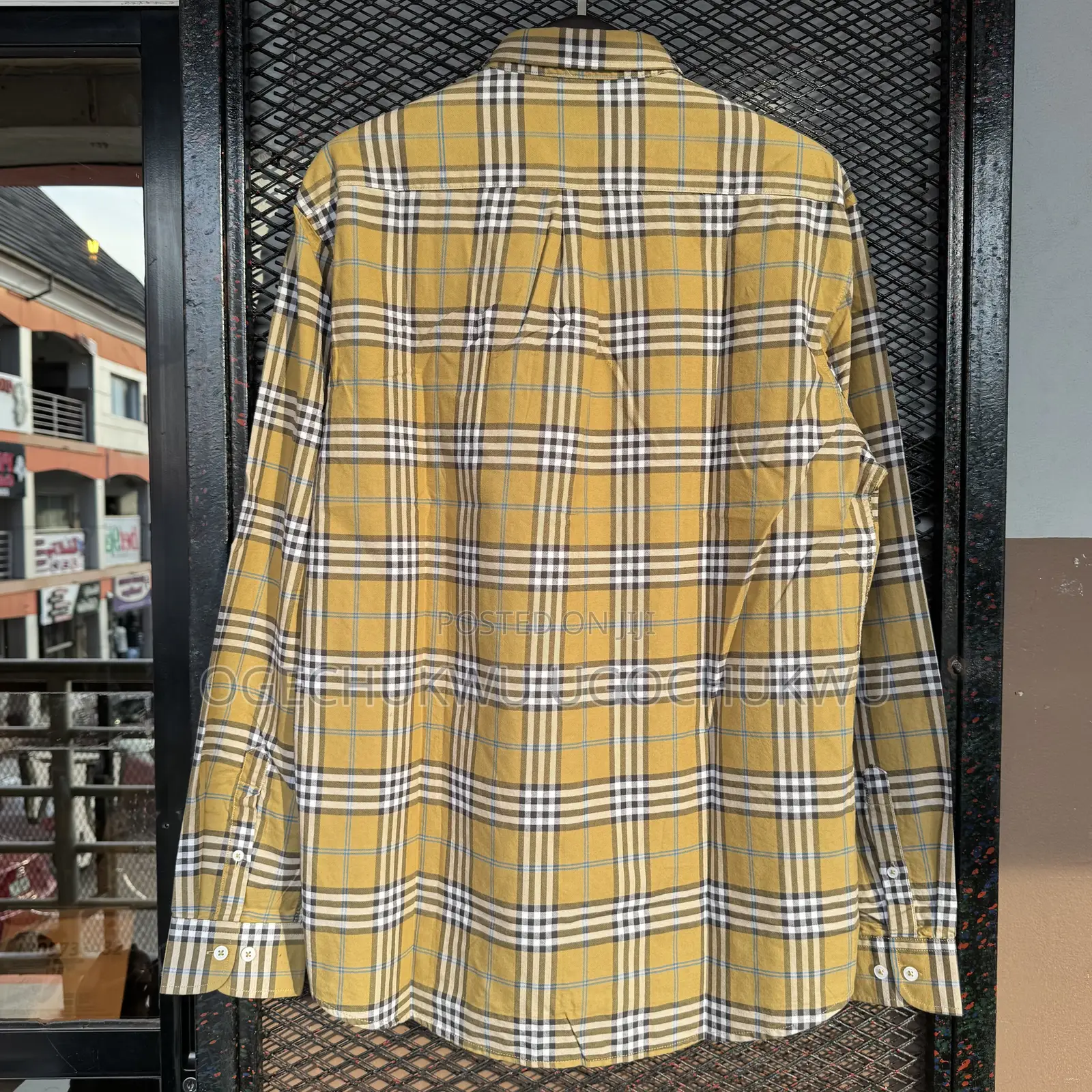 Yellow Check Shirt