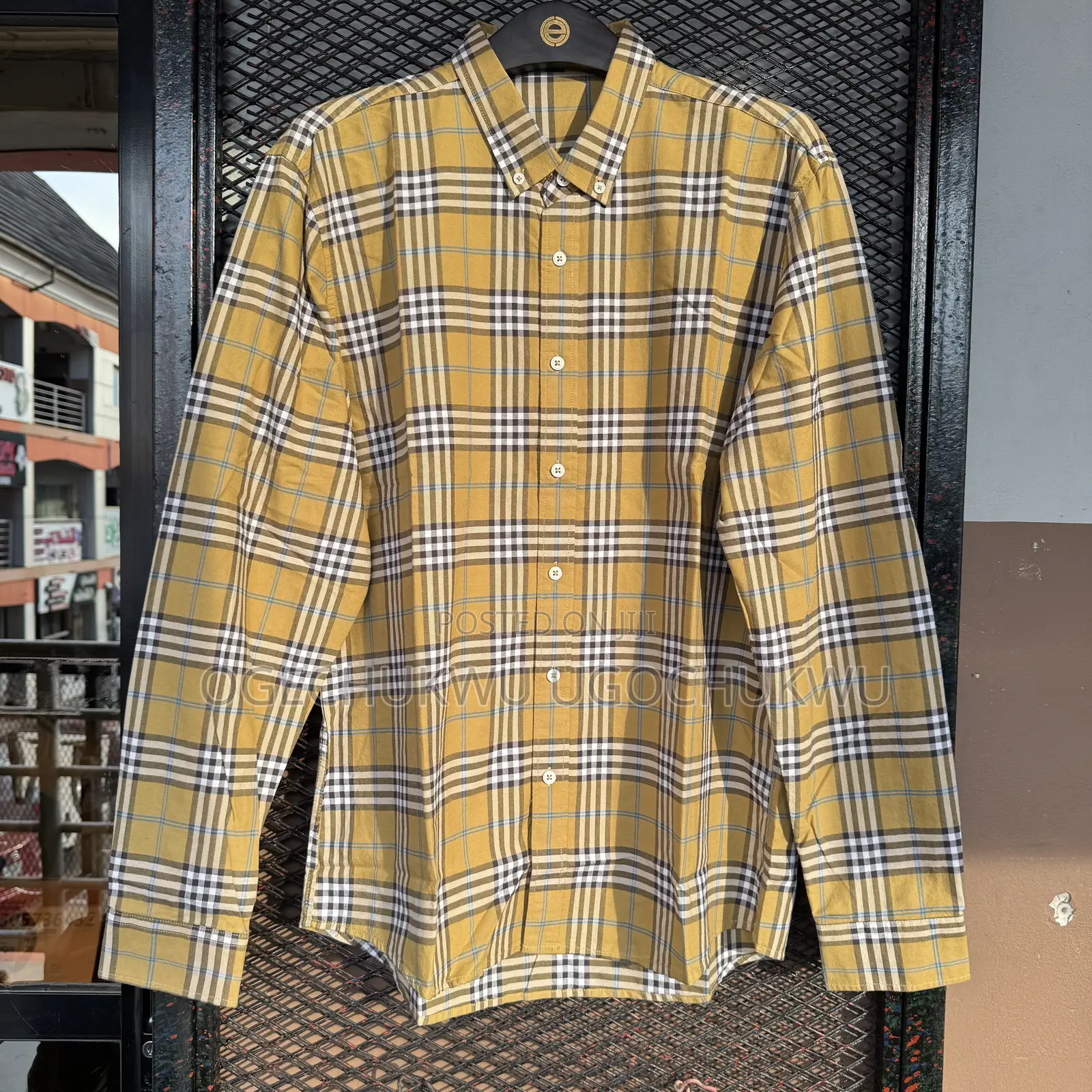 Yellow Check Shirt