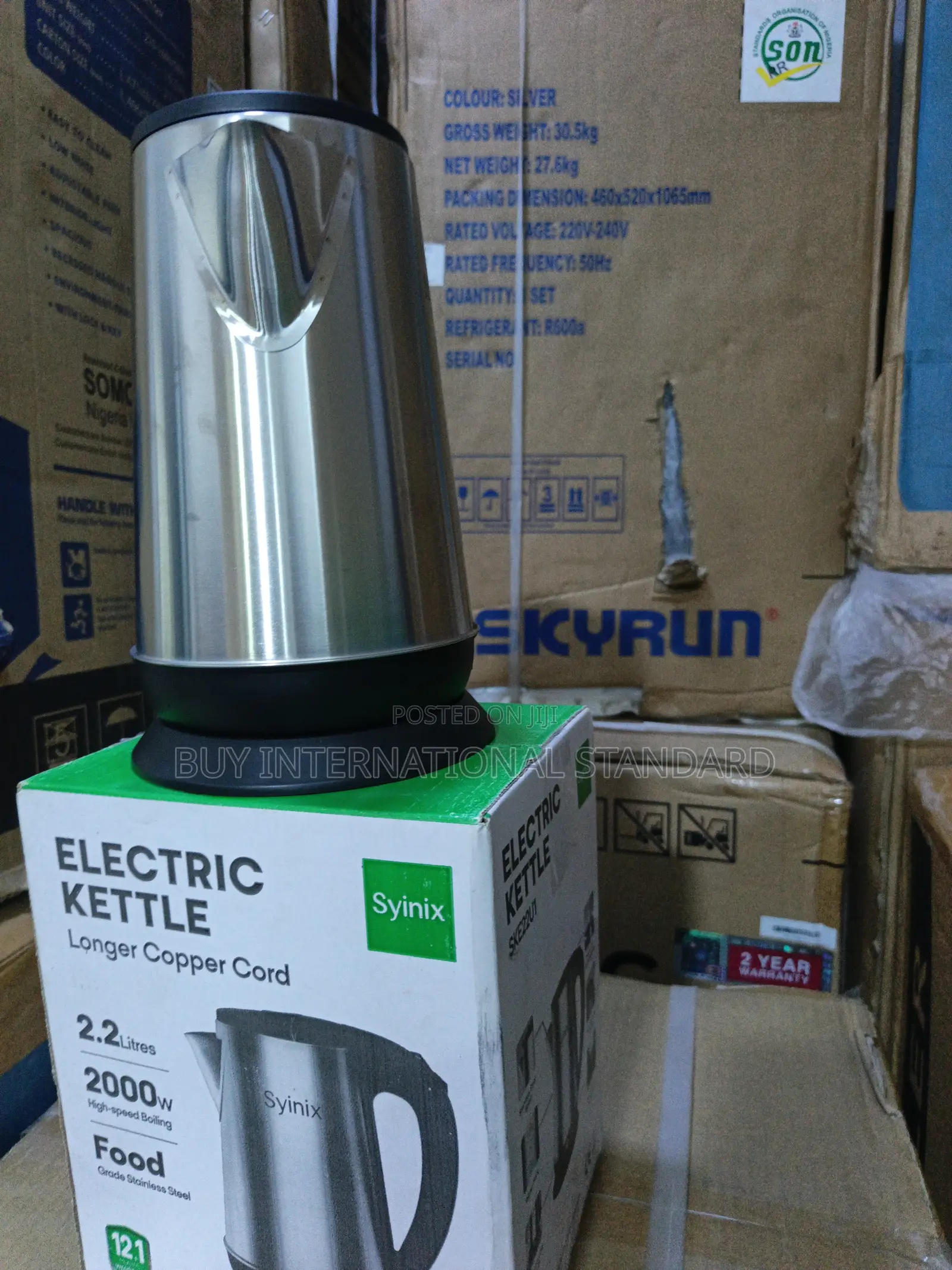 Syinix Electric Water Boiler for Home Kitchen Use