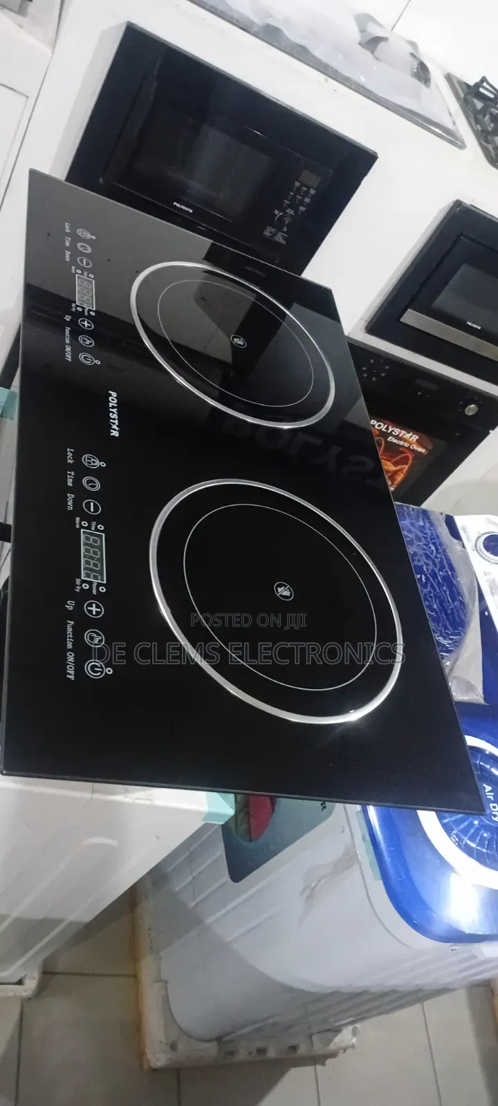 Polystar 2 Burner Electric Cooker Hub