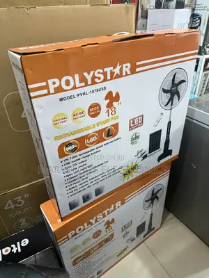 Brand New Polystar 18inch Rechargeable With Solar Panel and Dual Bob