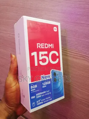 New Xiaomi Redmi 15C 4G 128 GB Red