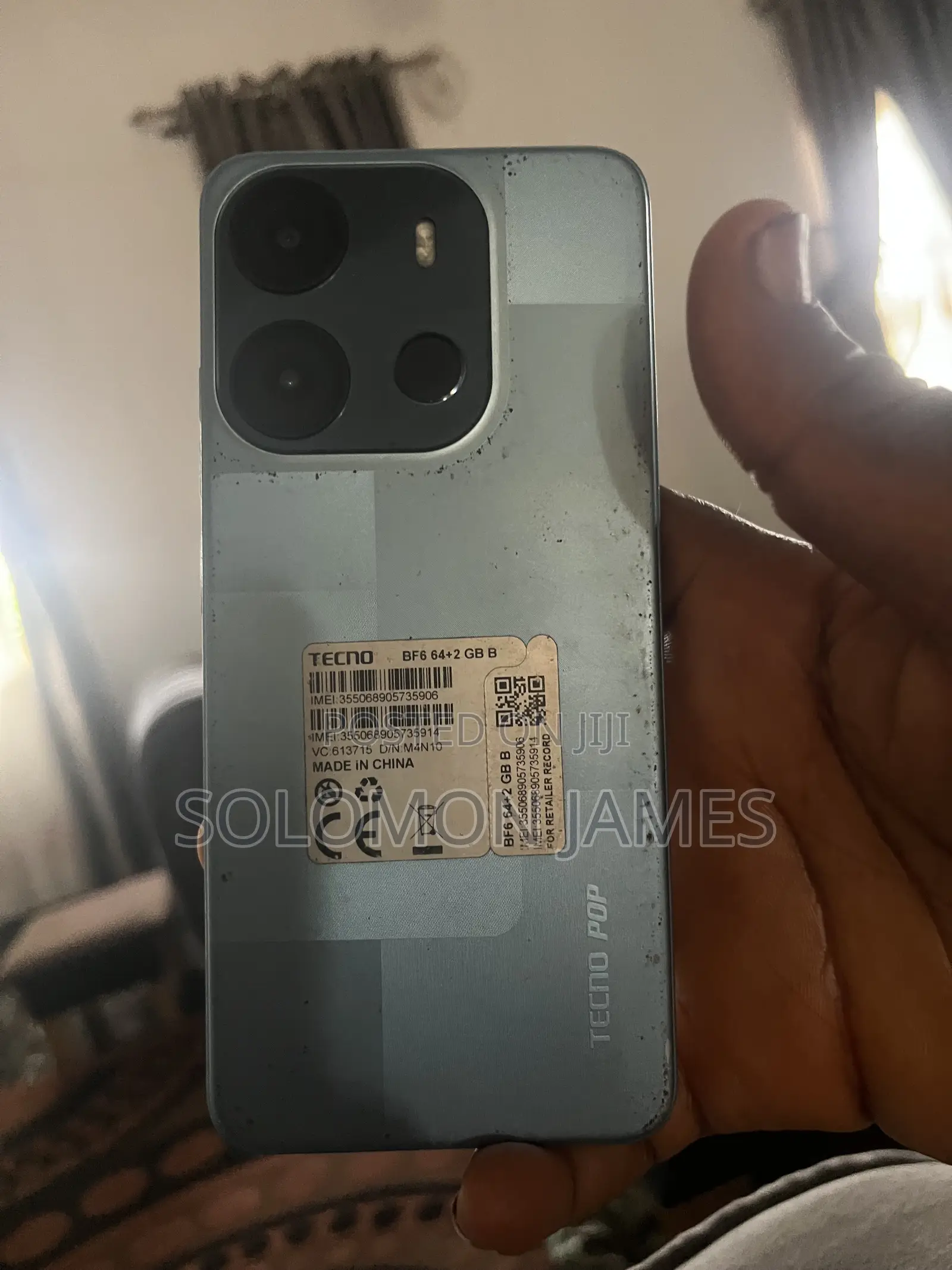 Tecno Pop 7 64 GB Blue