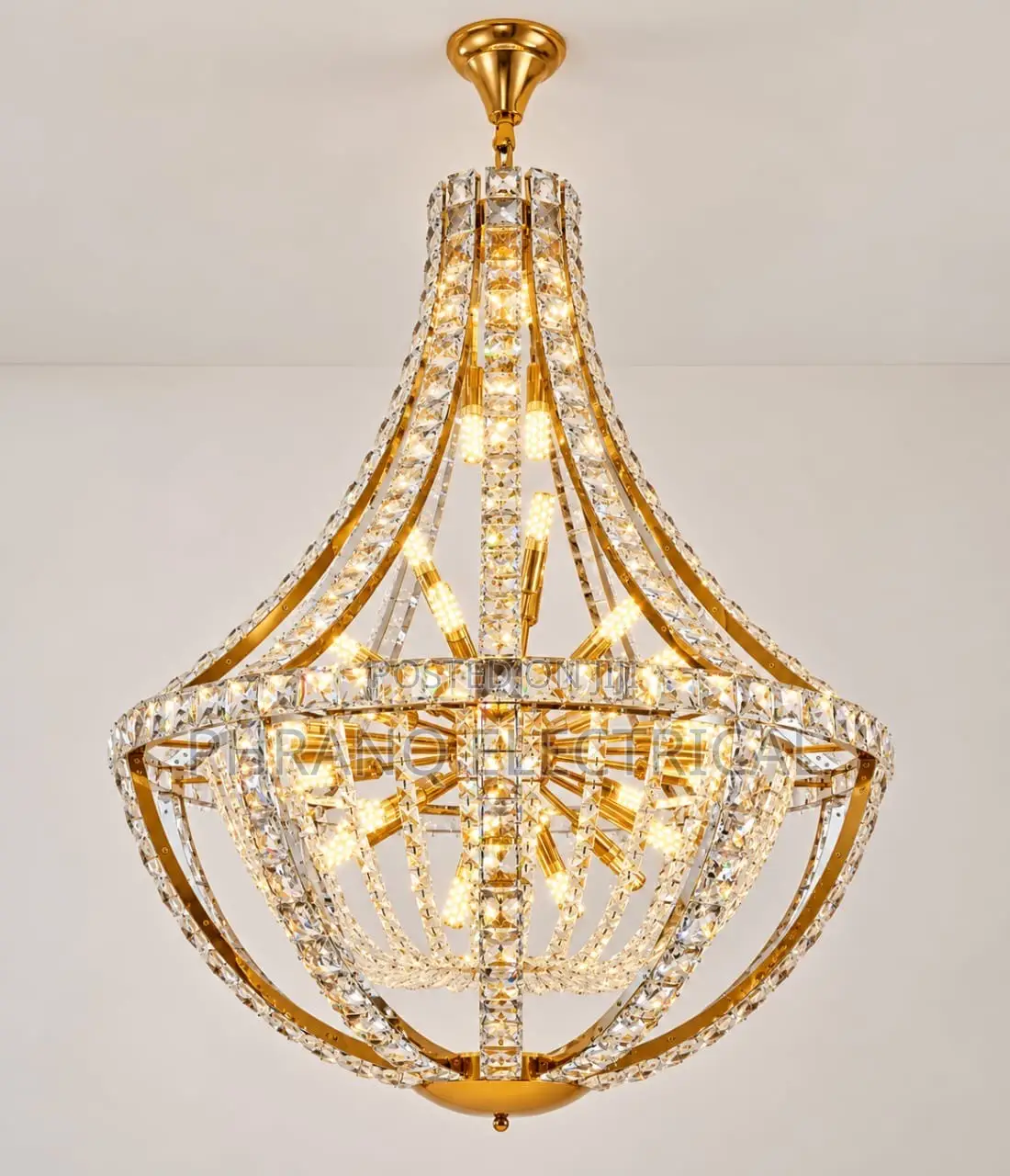 800 Mm. Luxury Crystal Chandelier for Villa Staircase