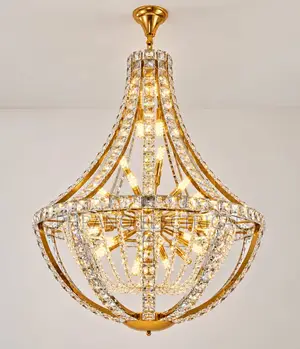 800 Mm. Luxury Crystal Chandelier for Villa Staircase