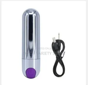 Bullet Vibrator Sex Toy 10 Vibrating Modes-Silver