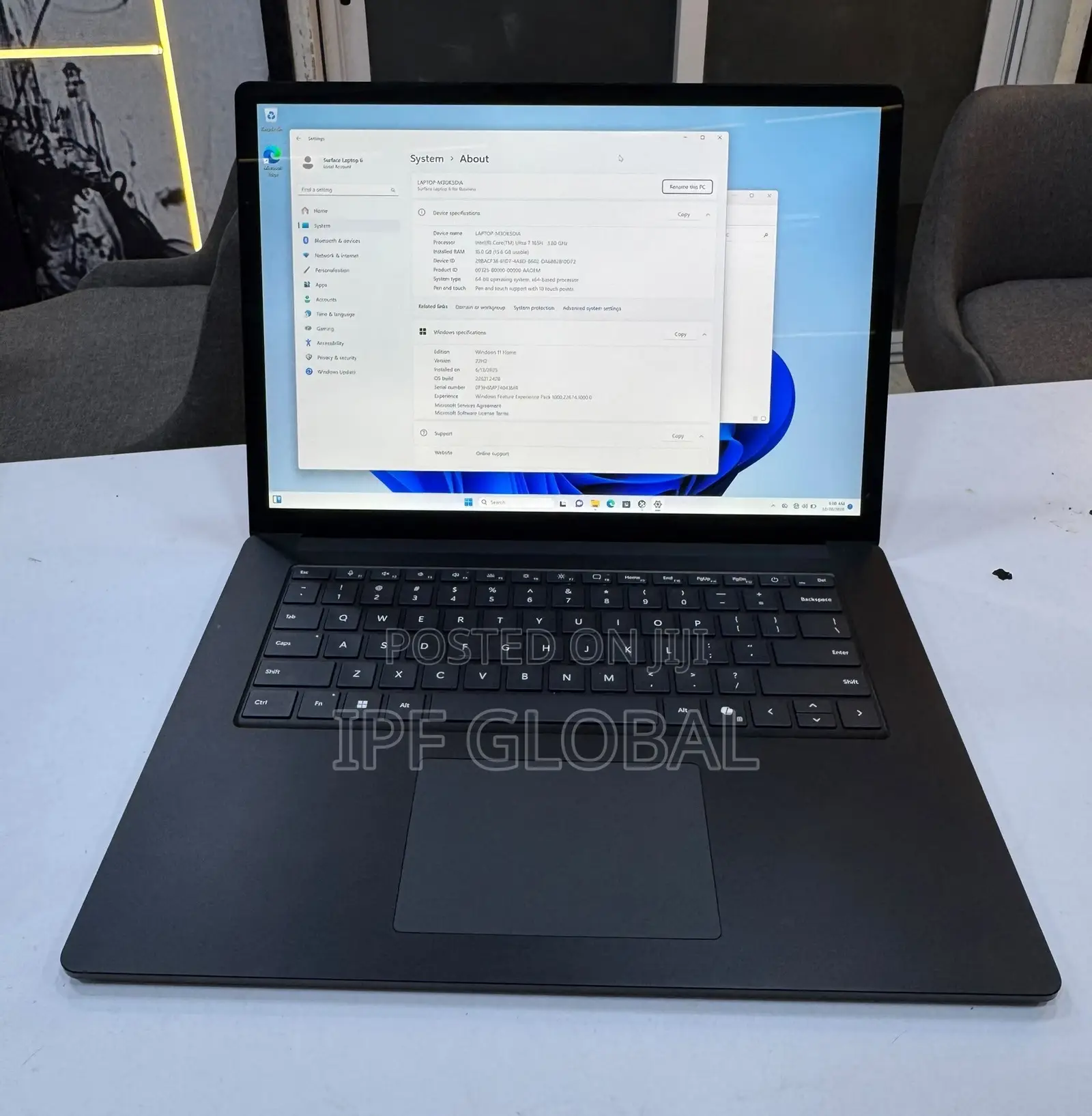 Laptop Microsoft Surface Laptop 6 16GB Intel Core Ultra 7 SSD 512GB