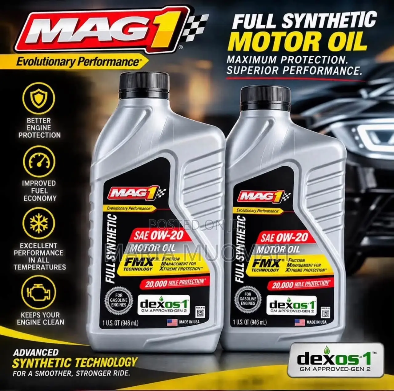 Original Engine Oil From USA