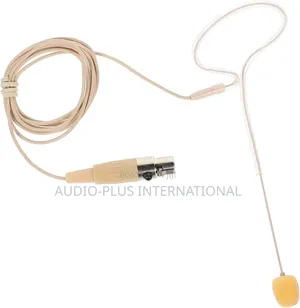 Single Earset Headset Microphone, Mini XLR 3 Pin TA3F Plug Compatible