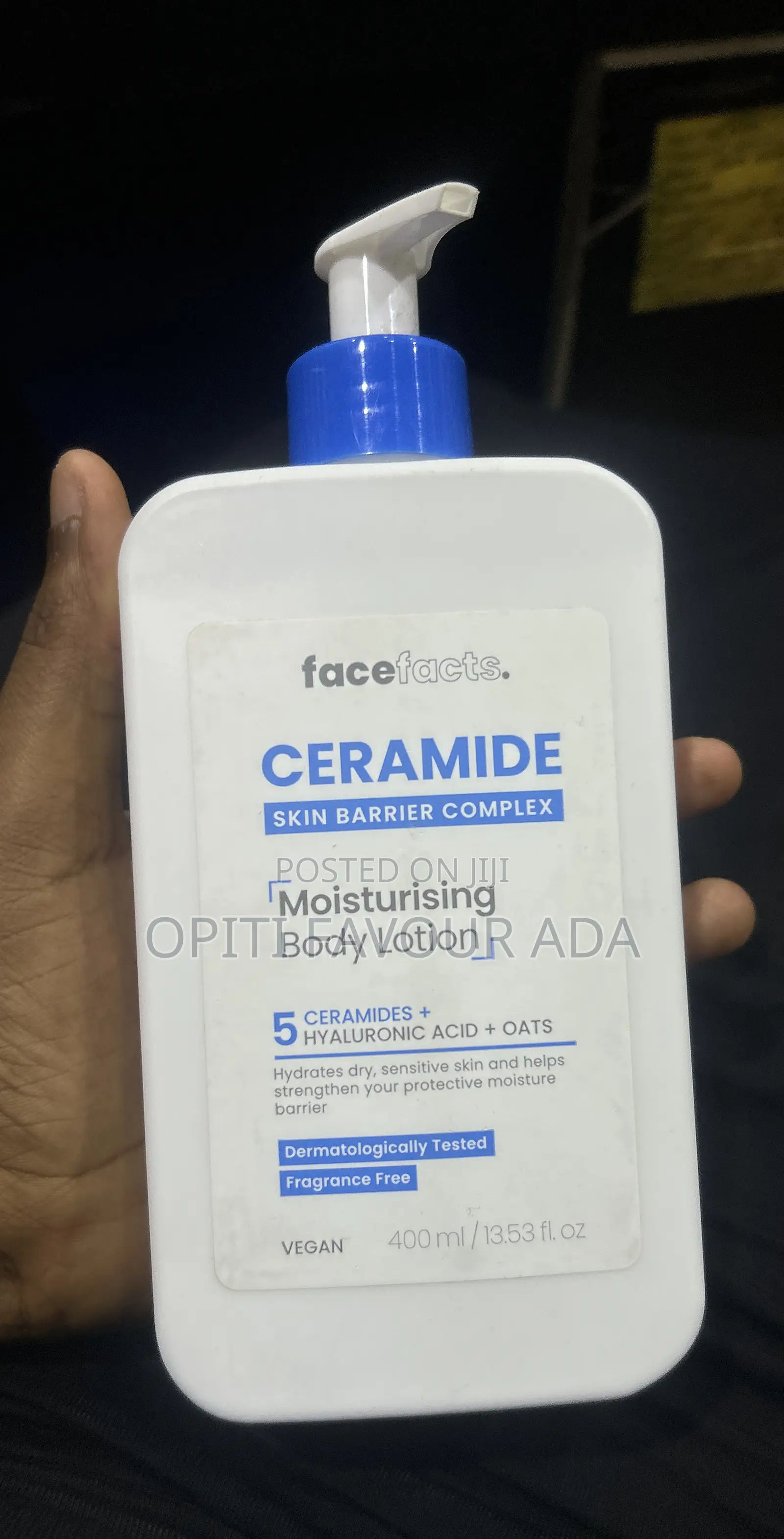 Face Facts Ceramide Moisturizing Body Lotion