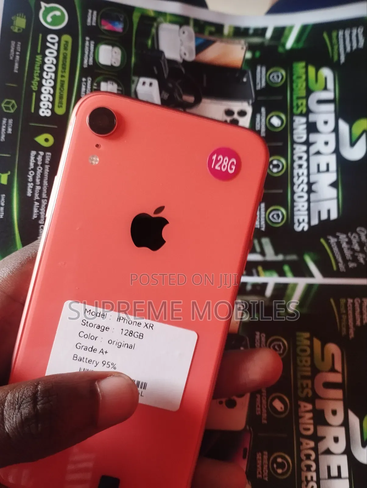 New Apple iPhone XR 128 GB Orange