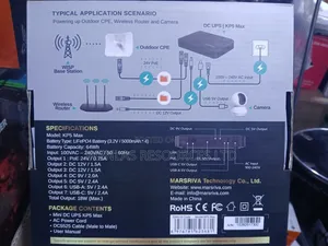 Marsriva Kp5 mX DC UPS-Router Power Backup.