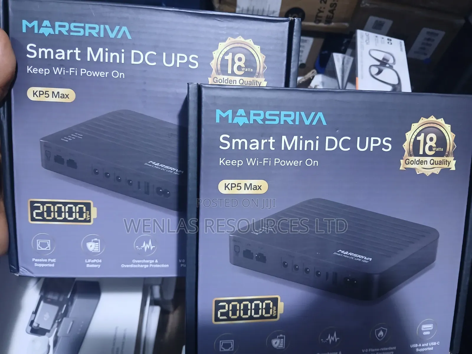 Marsriva Kp5 mX DC UPS-Router Power Backup.