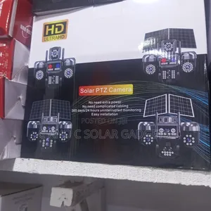HiEasy 5 Lens Double Panels 4 Way Video Solar PTZ Camera