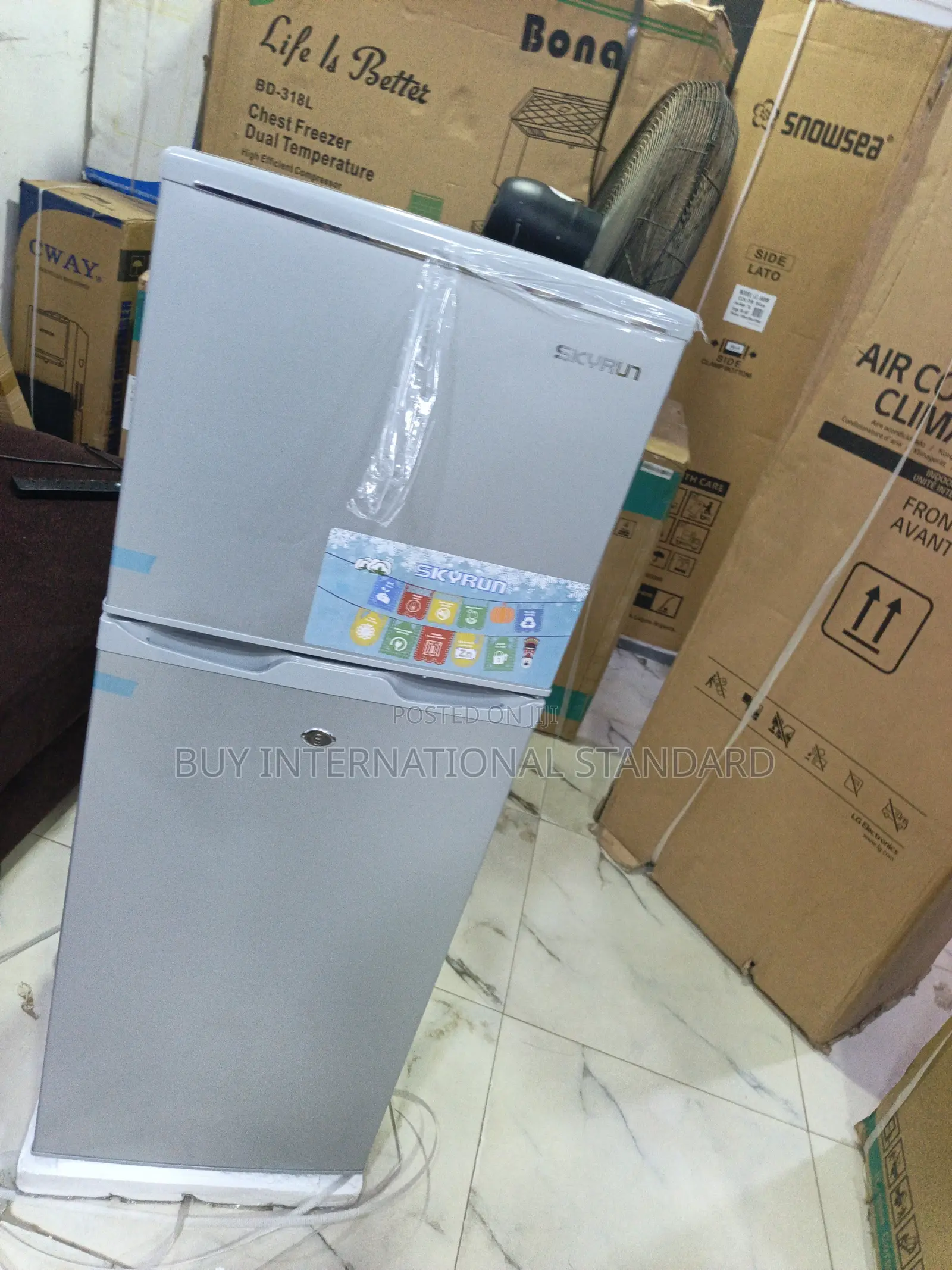 SKYRUN 55L Bedside Fridge for Flats and Apartments