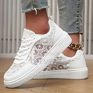 Lace Patterned Sneakers