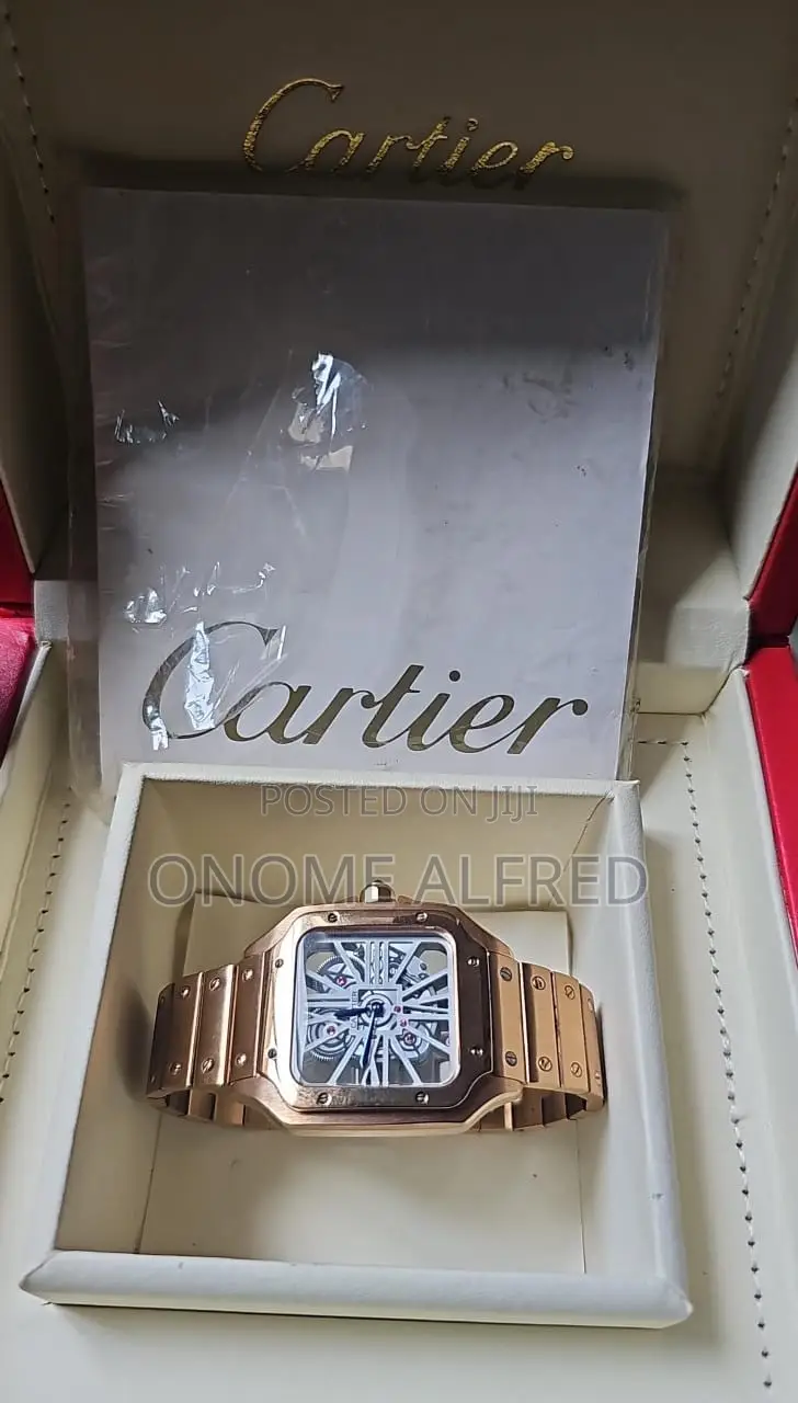 Cartier Santos De Cartier Skeleton-Style