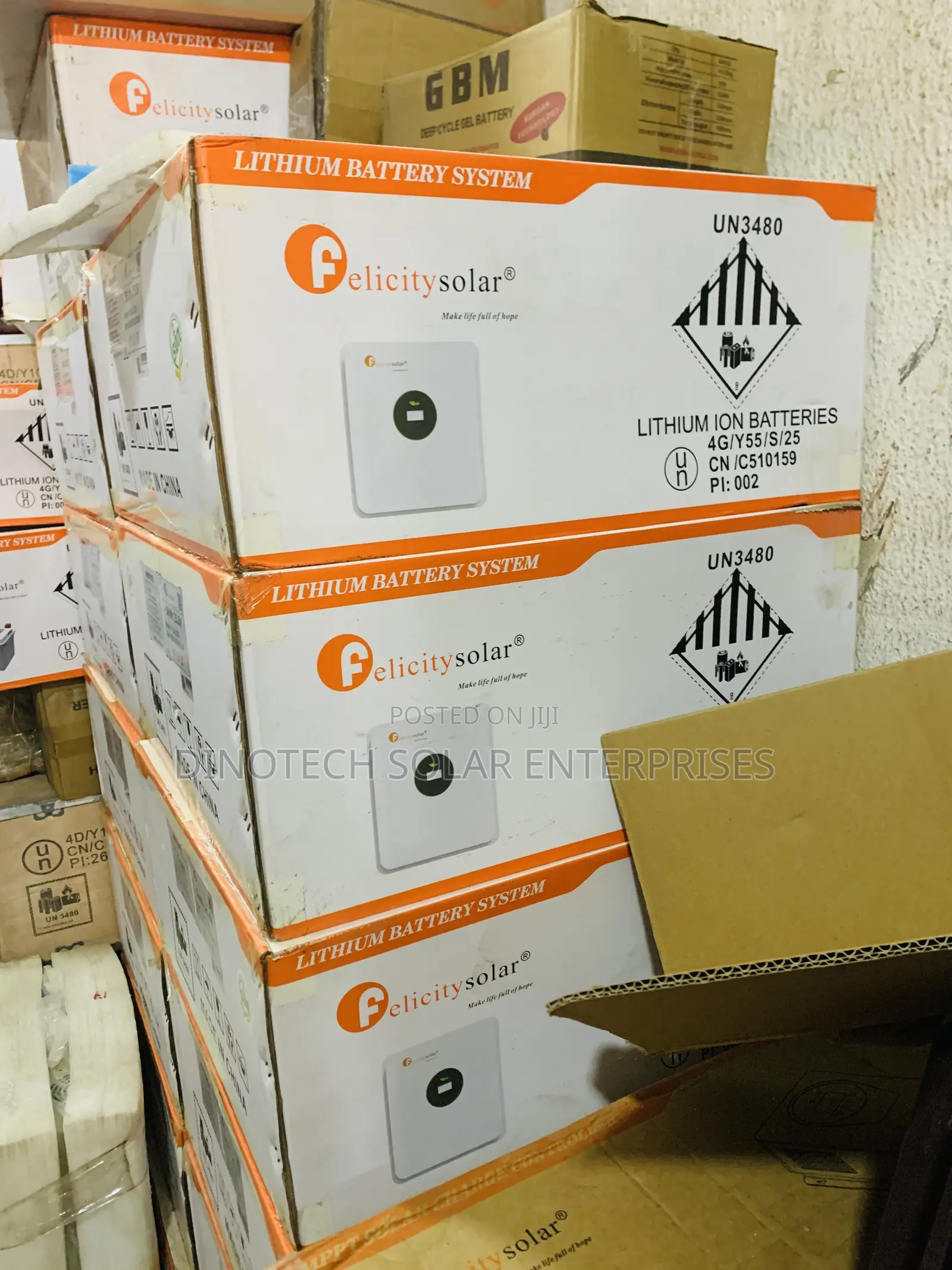 Felicity 5kwh 24v FLA Solar Lithium Battery