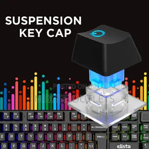 Elista Wired USB Keyboard & Mouse Combo | RGB Backlit | Suspension Key