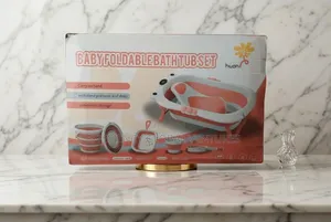 All-in-One Foldable Bathtub Set With Temperature Display & Accessories