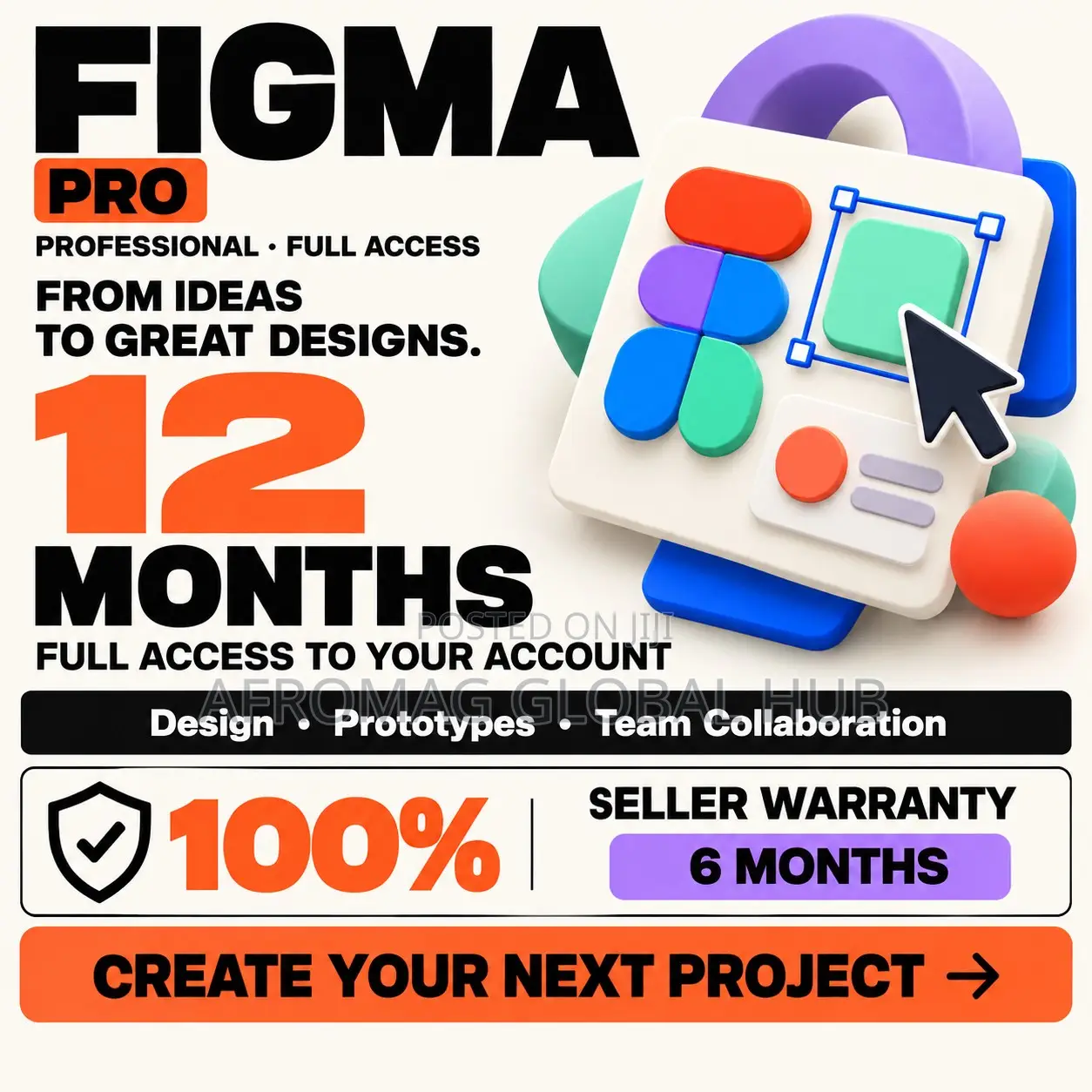 Figma Pro 1 Year Full Account Access