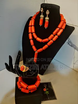 Royal Coral Jewelry Suite