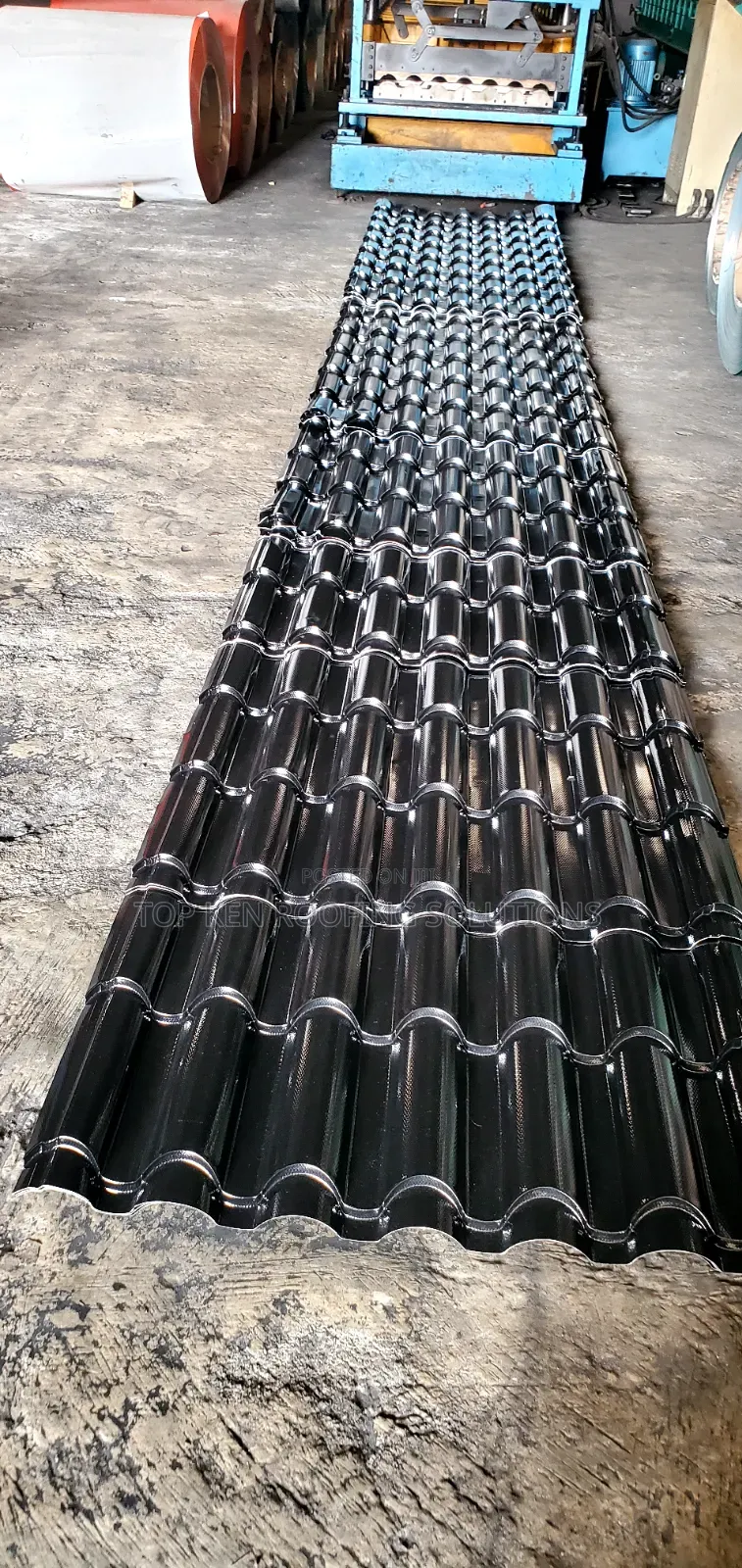 Black Oven Baked Black Metcopol Design 0.60mm