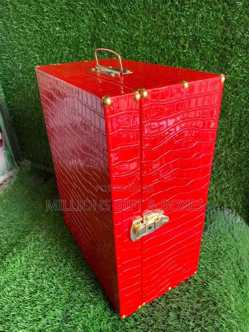 Red Wooden Boxes for Coorperate