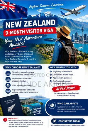 New Zealand Visitor Visa Opportunity!
