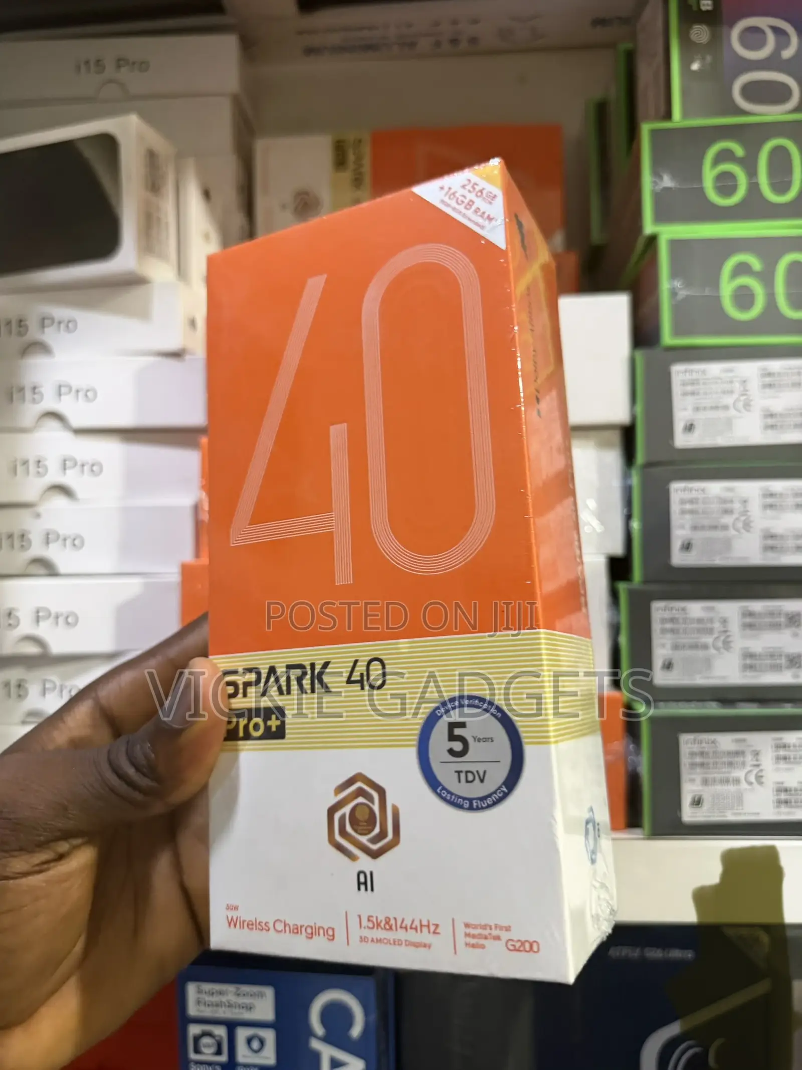 New Tecno Spark 40 Pro+ 256 GB
