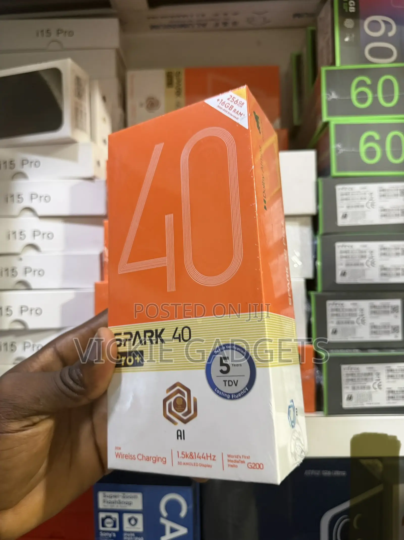 New Tecno Spark 40 Pro+ 256 GB