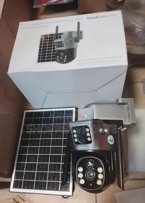 Dual Lens Solar PTZ Camera - 4G LTE, True Color View, 360° View