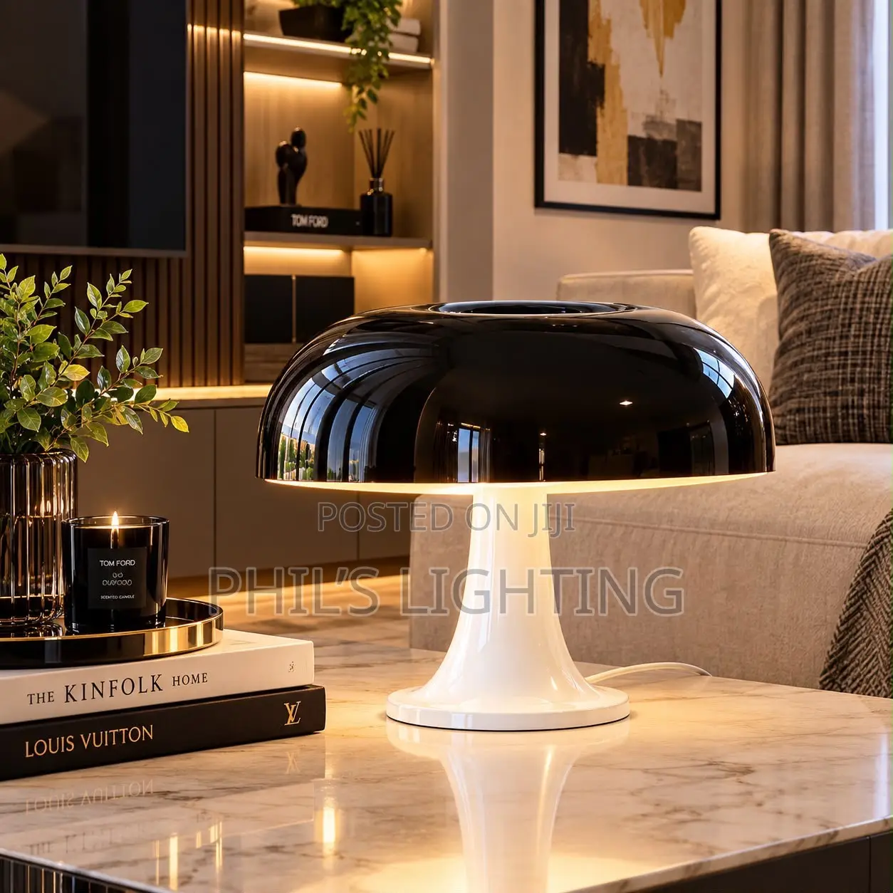 Rechargeable Mushroom Table Lamp