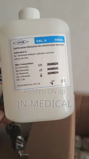 Axiom Electrolyte Reagent Calibrations