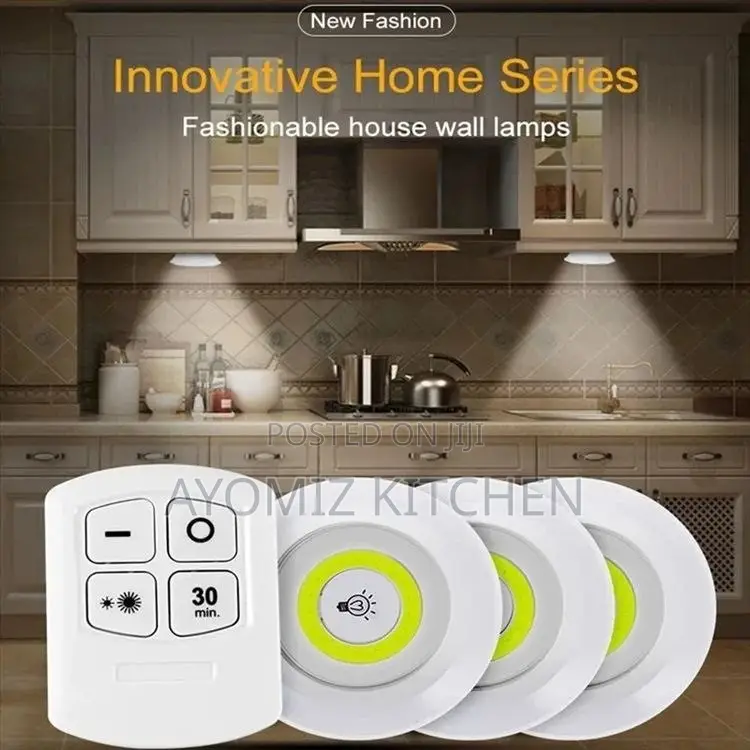 3pcs Led Light With Remote Control