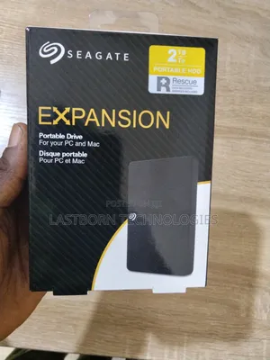 2TB Seagate Expansion External Hard Drive