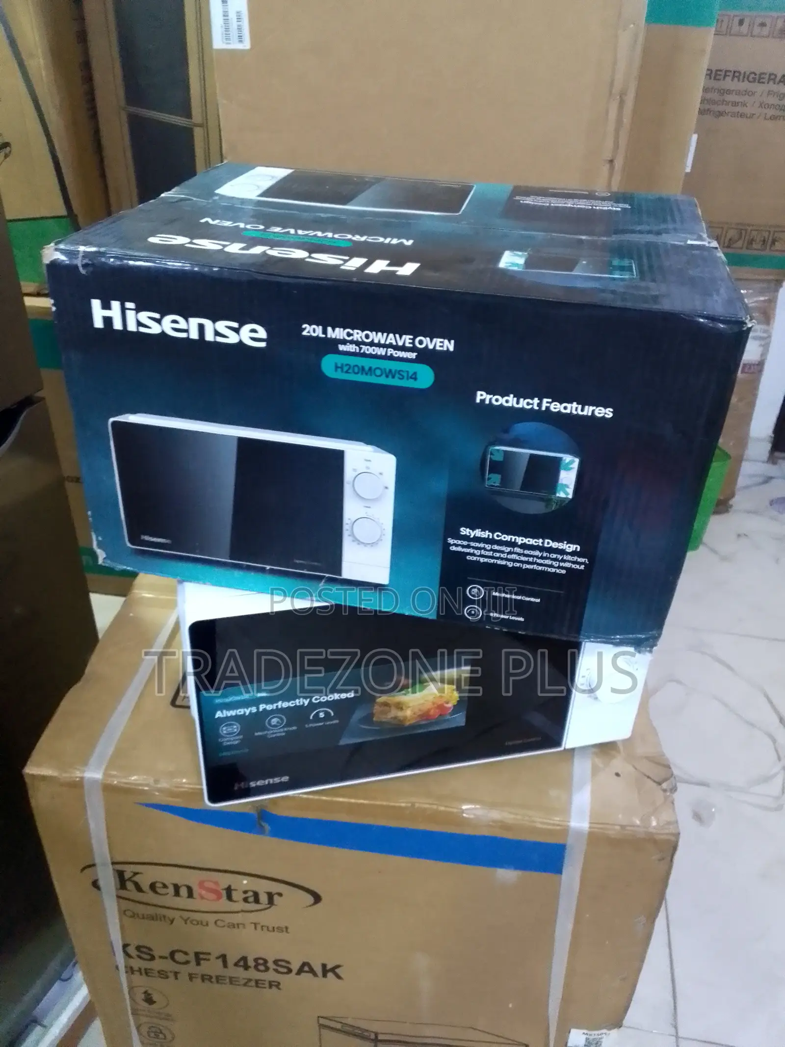 Hisense 20L Microwave Oven With Simple Manual Controls