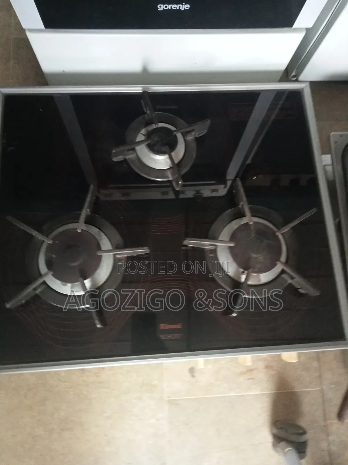 3 Burner Glass Cooker
