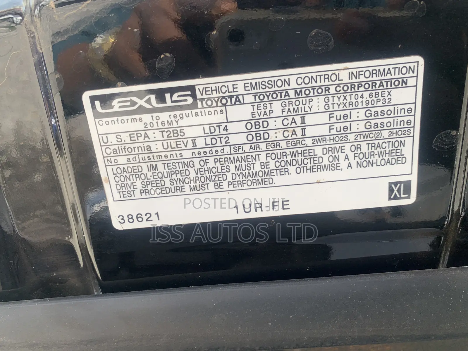 Lexus GX 460 Luxury 2016 Black