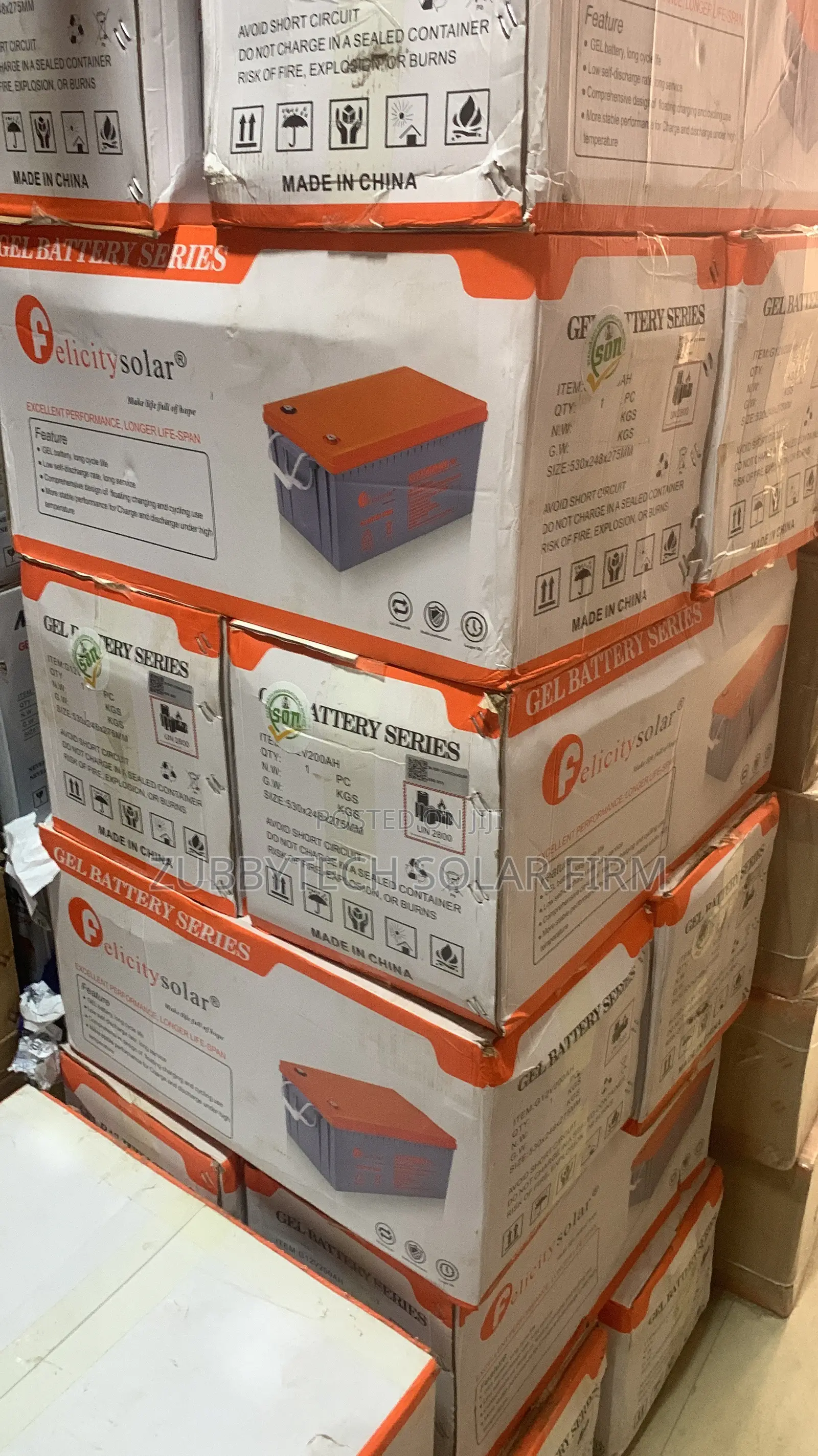 Brand New Felicity 200ah Gel Battery