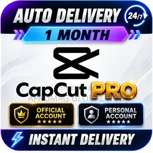 CapCut Pro 1 Month/1 Year - Private Account