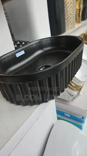 Matte Black Countertop Basin