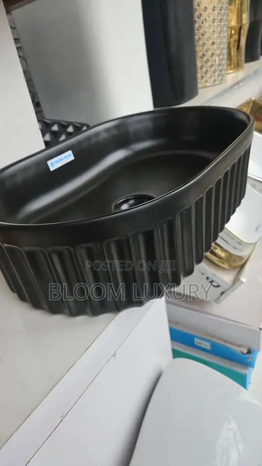 Matte Black Countertop Basin